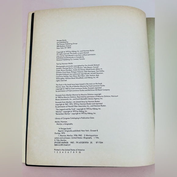 Vintage Marilyn Monroe Book - Picture 7 of 7